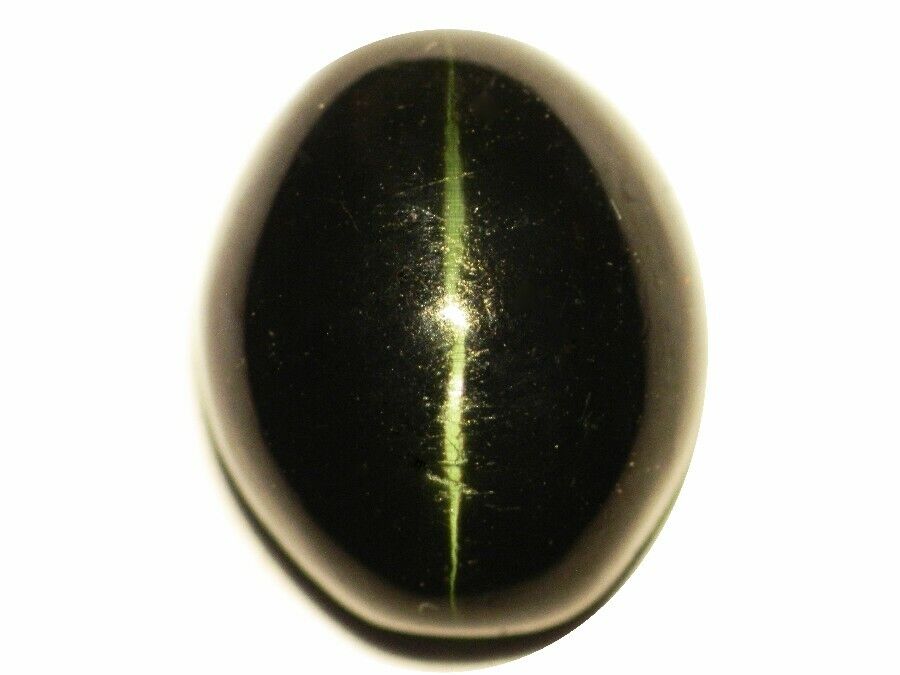 CERTIFIED DIOPSIDE CATS EYE 3.55 Cts NATURAL CEYLON LOOSE GEMSTONE - 20023