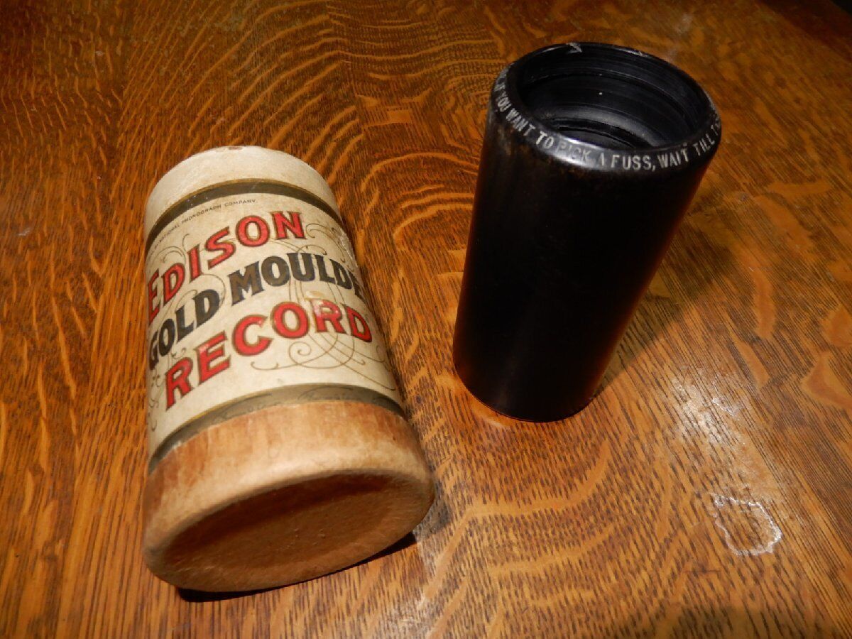 Antique Edison Phonograph Wax Tube Cylinder Excellent