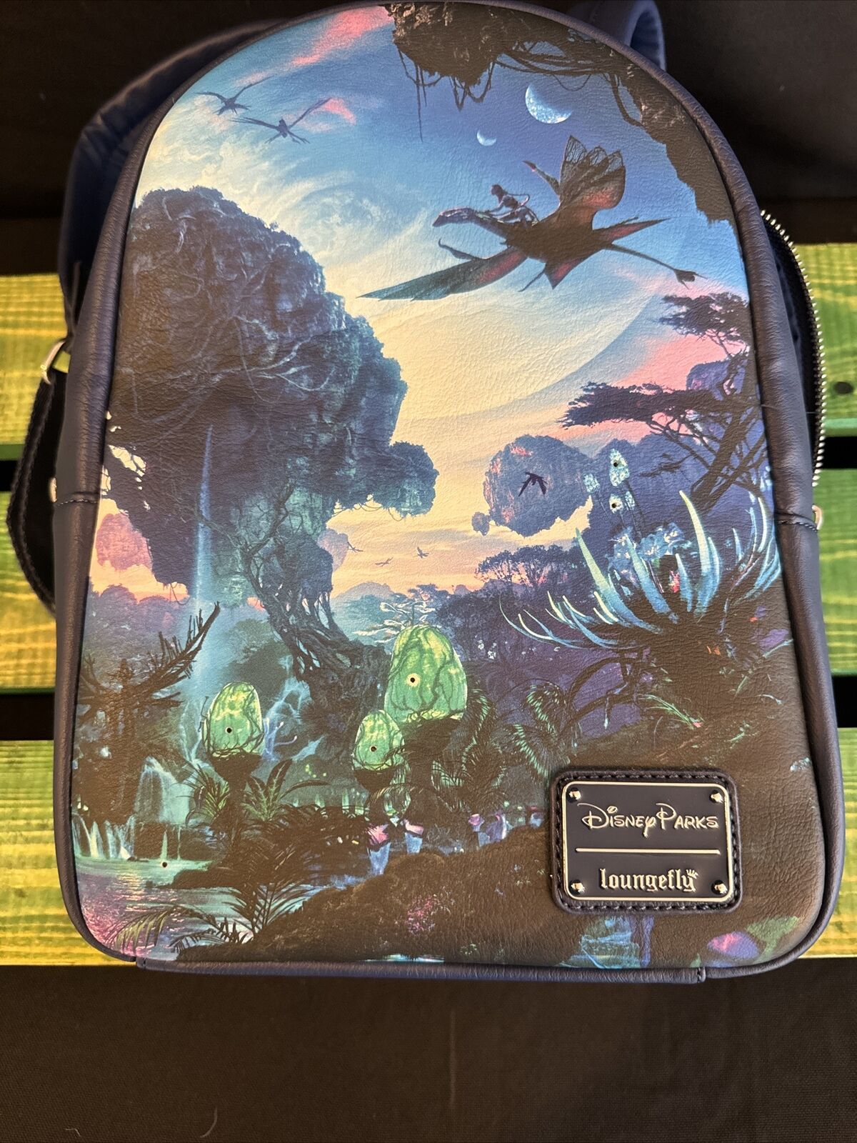Loungefly Disney Parks Pandora The World of Avatar Light-Up Mini Backpack -WORKS