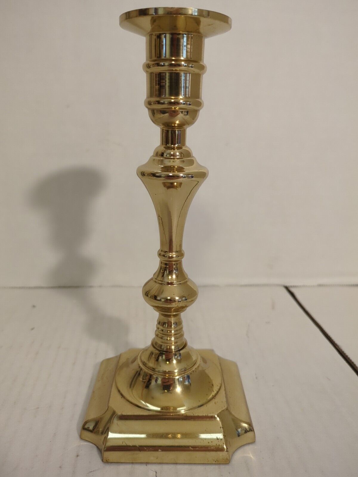 VALSAN Brass Candlestick Made In Portugal 7.5” Tall
