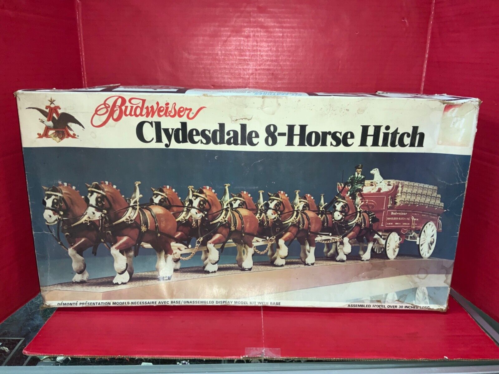 Budweiser Clydesdale 8-Horse Hitch w/ Original Box