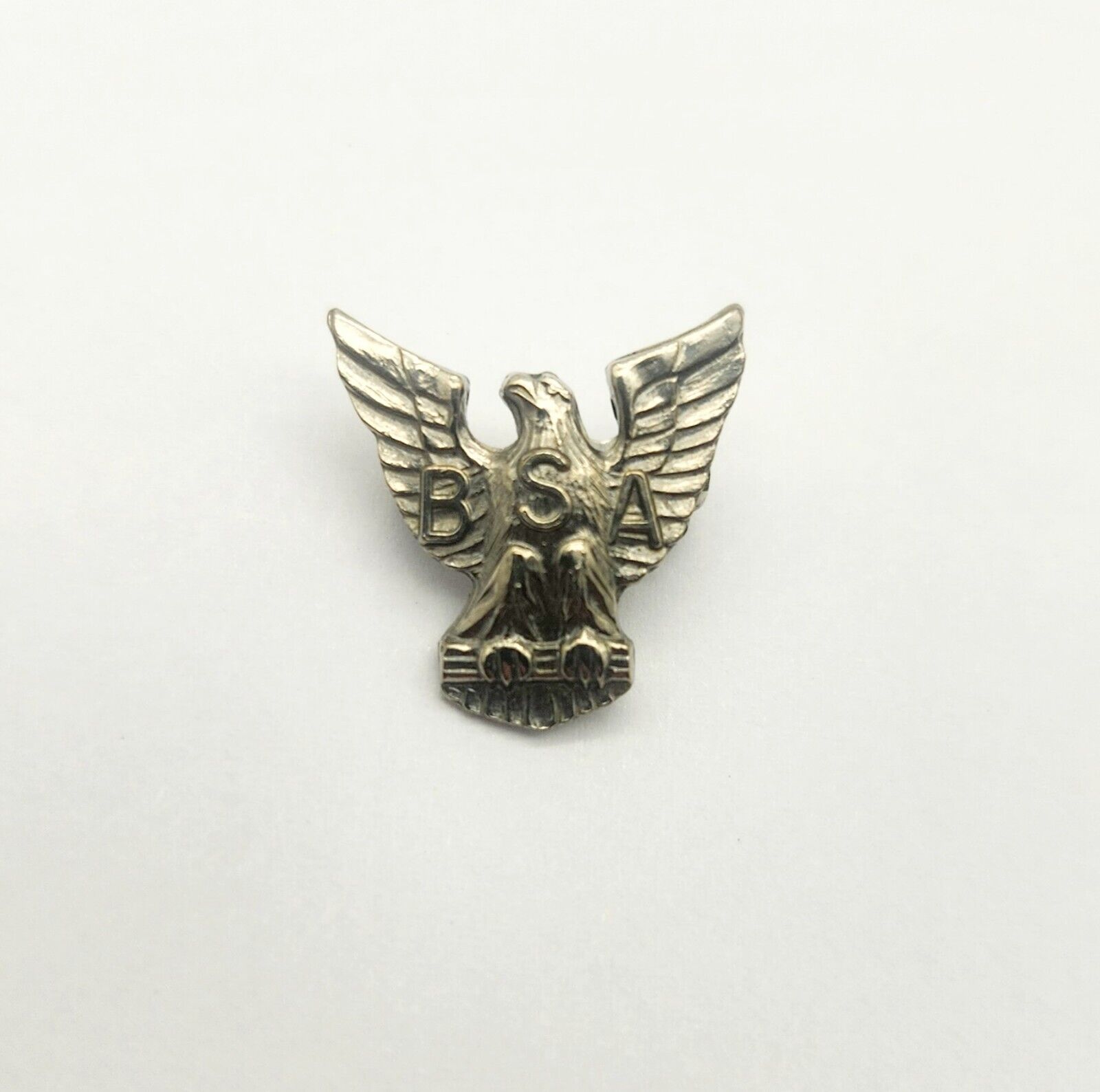 Vintage Boy Scouts of America BSA Sterling Silver Lapel Bald Eagle Pin - 2.0g