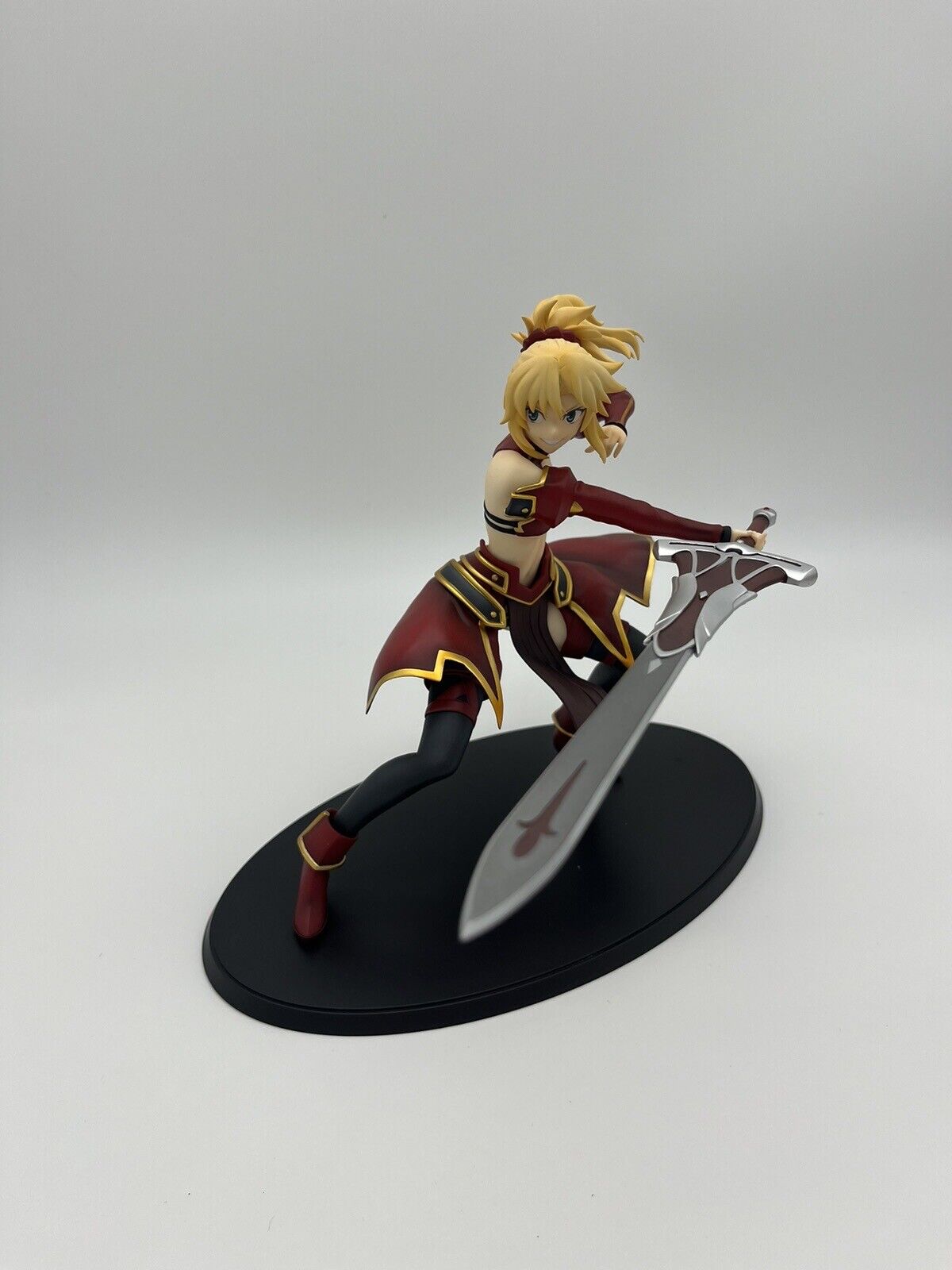 Used Aniplex Fate / Apocrypha Red Of Saber Holy Grail War 1/7 Figure