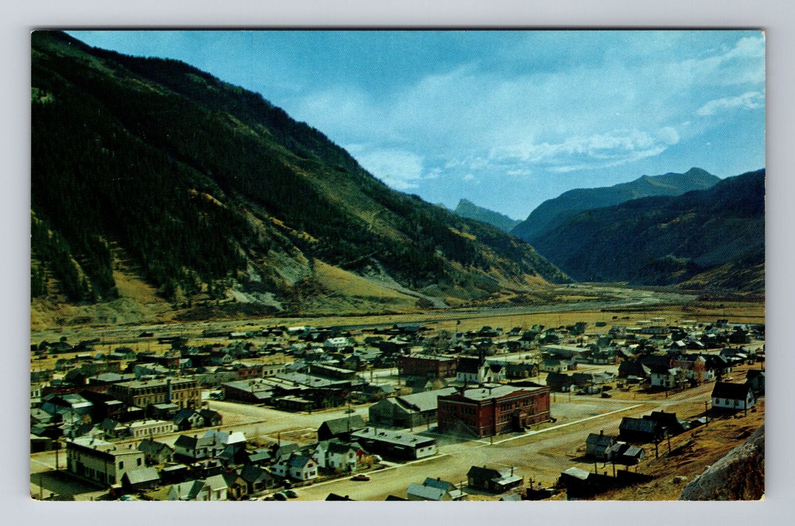 Silverton CO-Colorado, Bird's Eye Rich Mineral Town, Antique Vintage Postcard