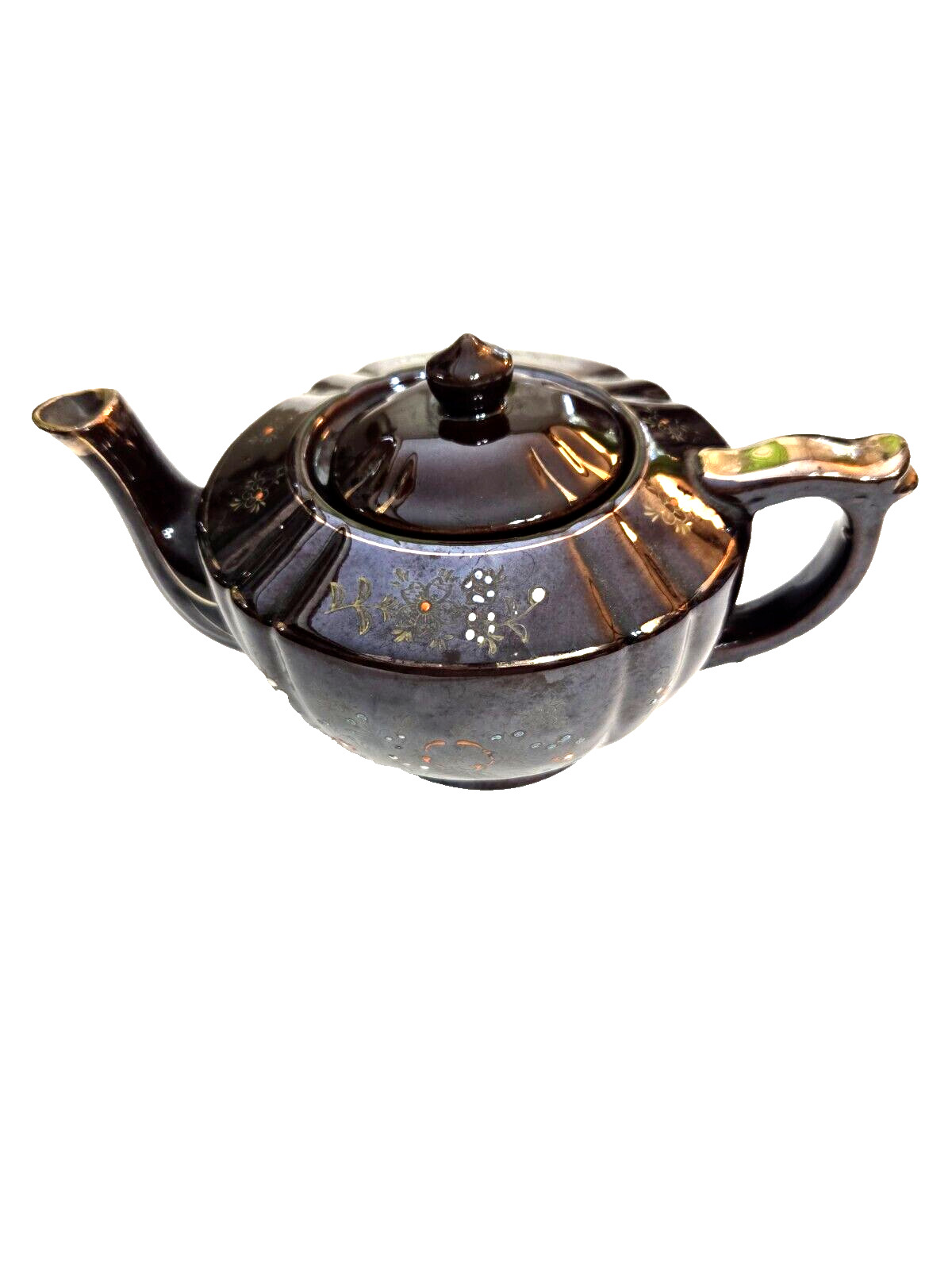 Vintage Handmade Japanese Moriage Tea Pot