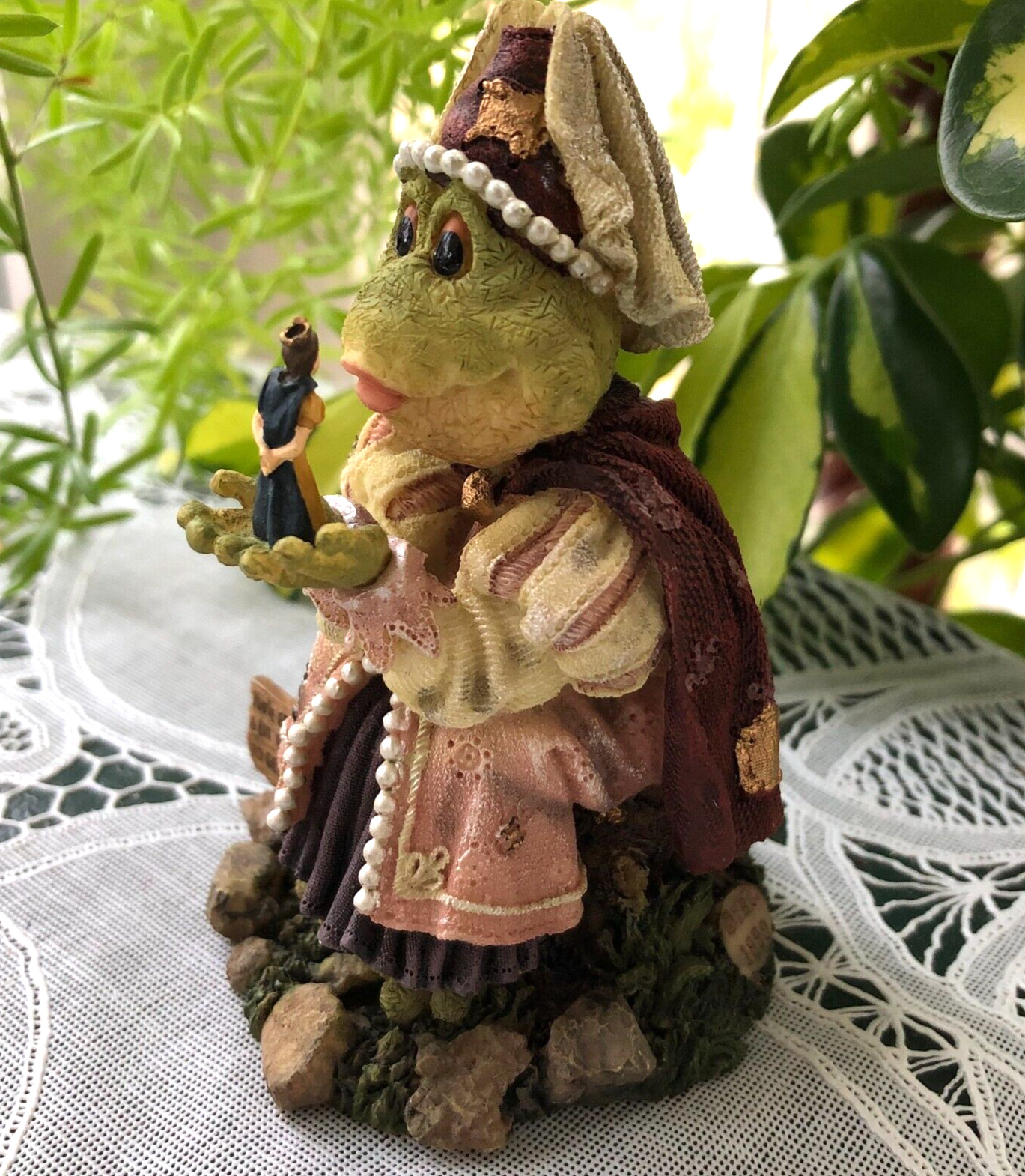 BOYDS WEE FOLKSTONES RIBBIT & CO COLLECTION - PRINCESS PUCKERUP