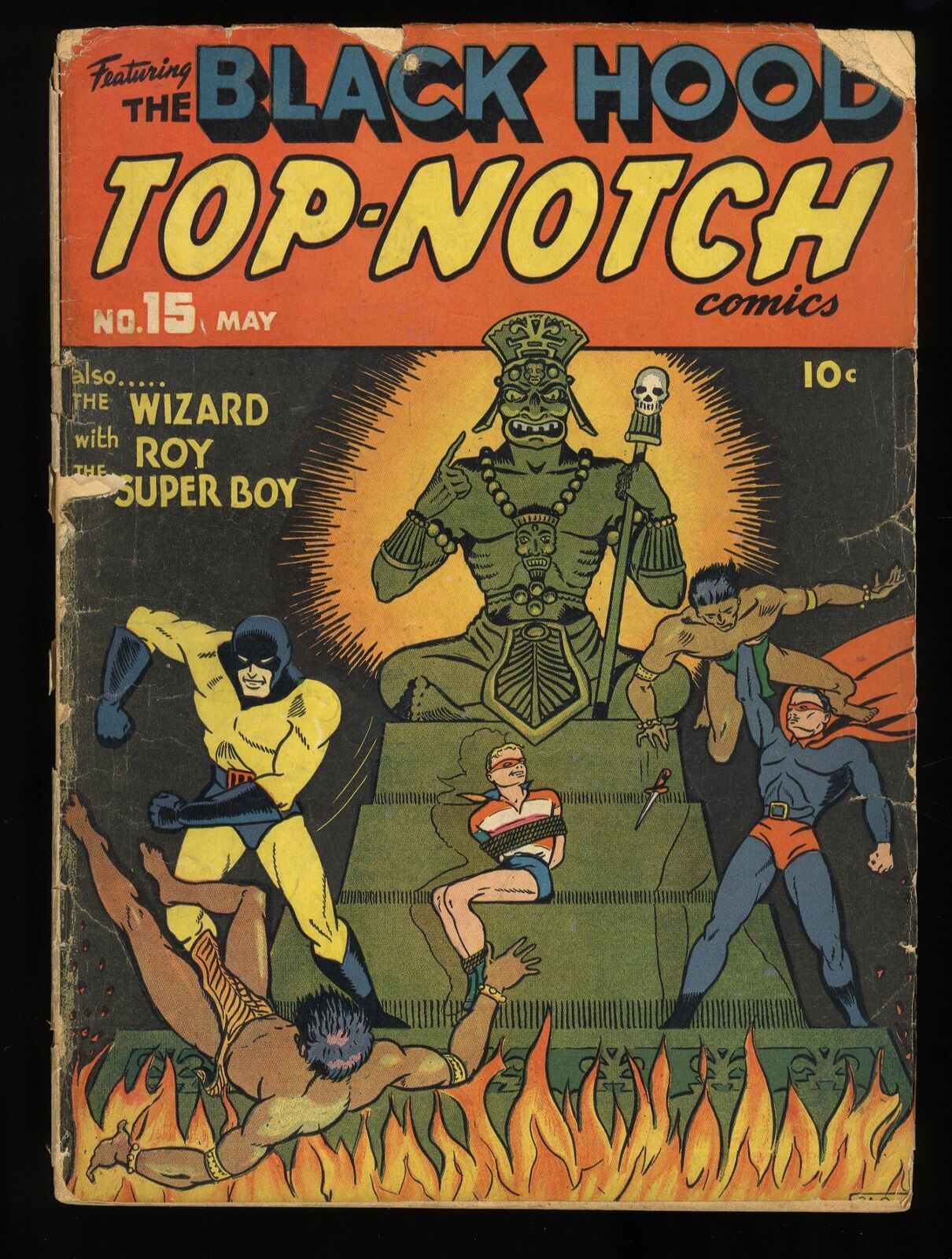Top Notch Comics #15 GD- 1.8 Black Hood Appearance Archie 1941
