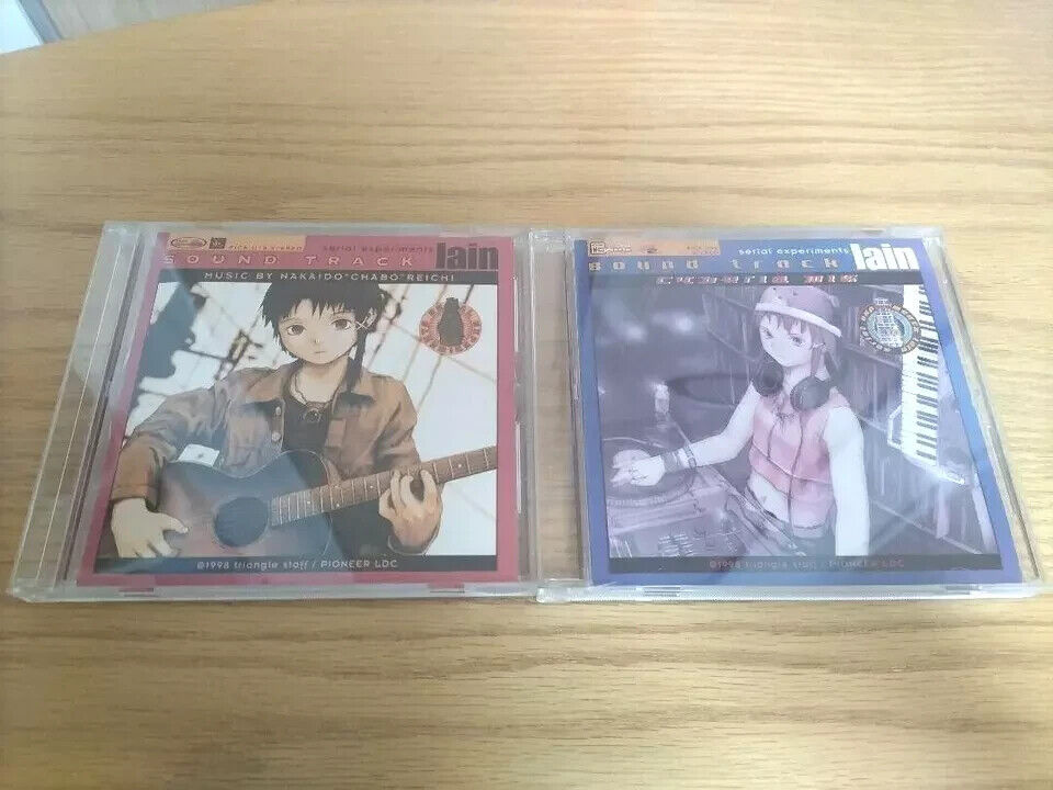 serial experiments lain sound track 2set Used JAPAN