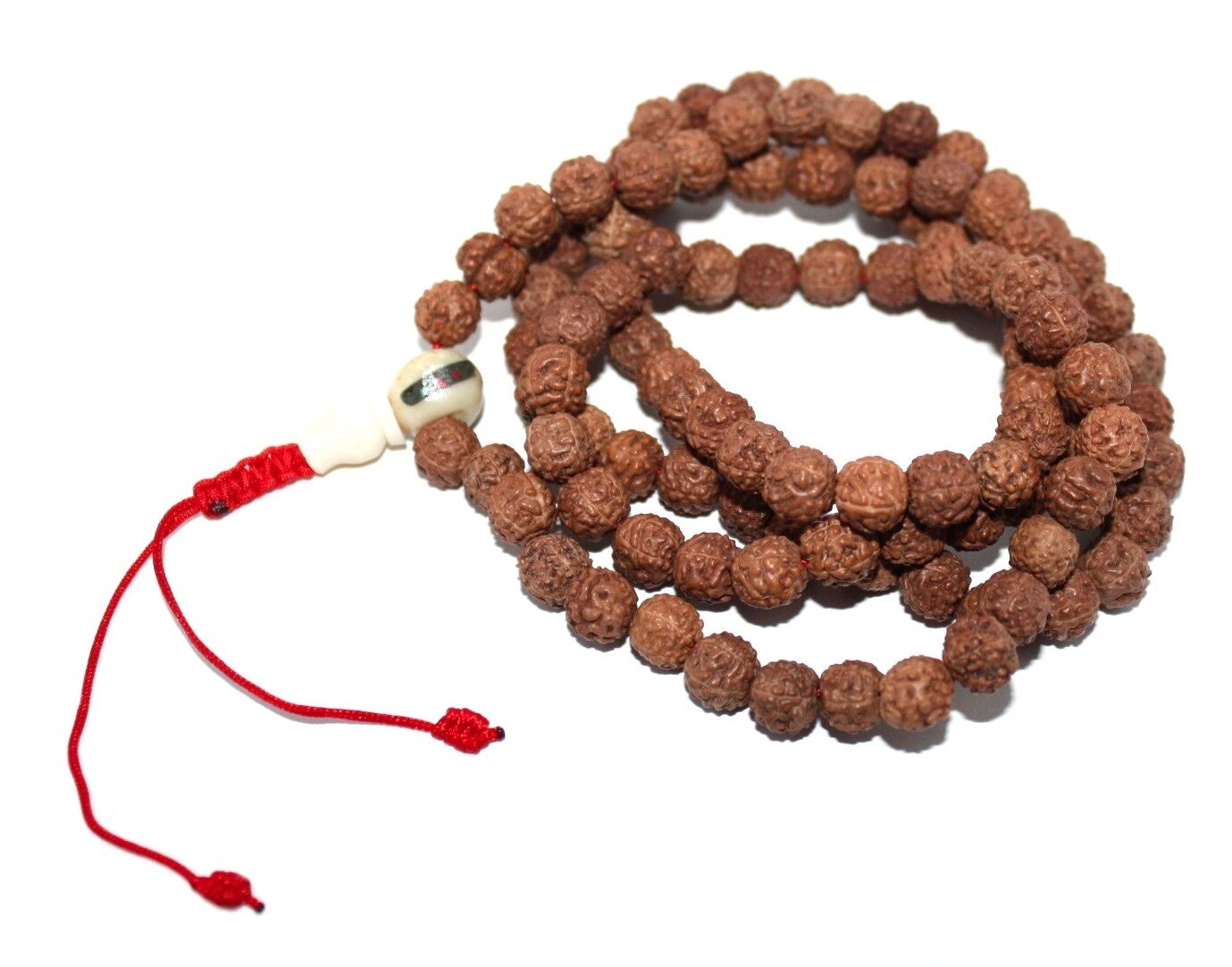 Rudraksha Prayer beads Gypsy Necklace Yoga Necklace Boho Necklace Tribal J