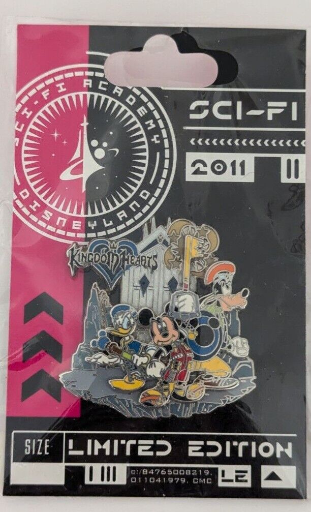 Extremely Rare Disney Sci-Fi Academy Disneyland Kingdom Hearts Pin LE 500