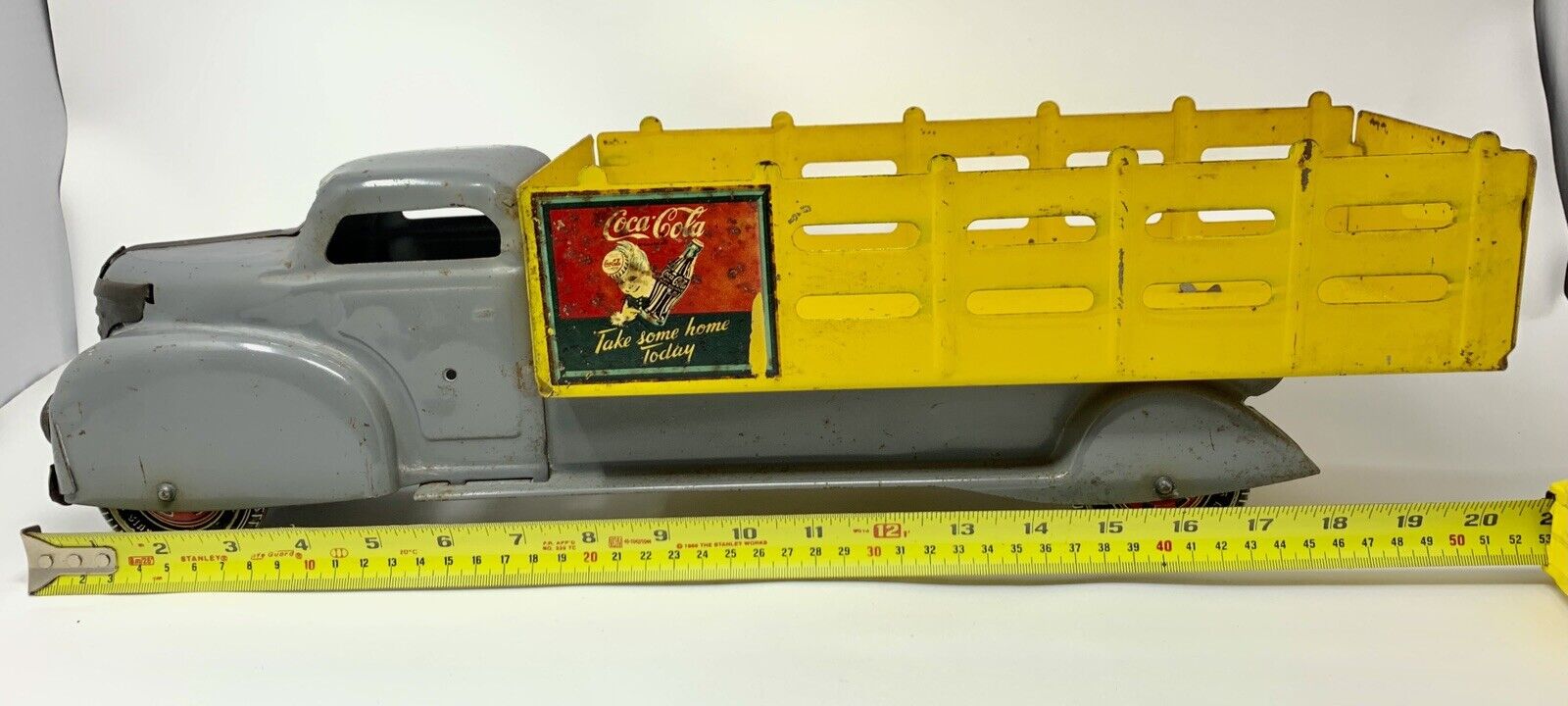 RARE Original Marx 1940\'s Coca Cola Toy Truck