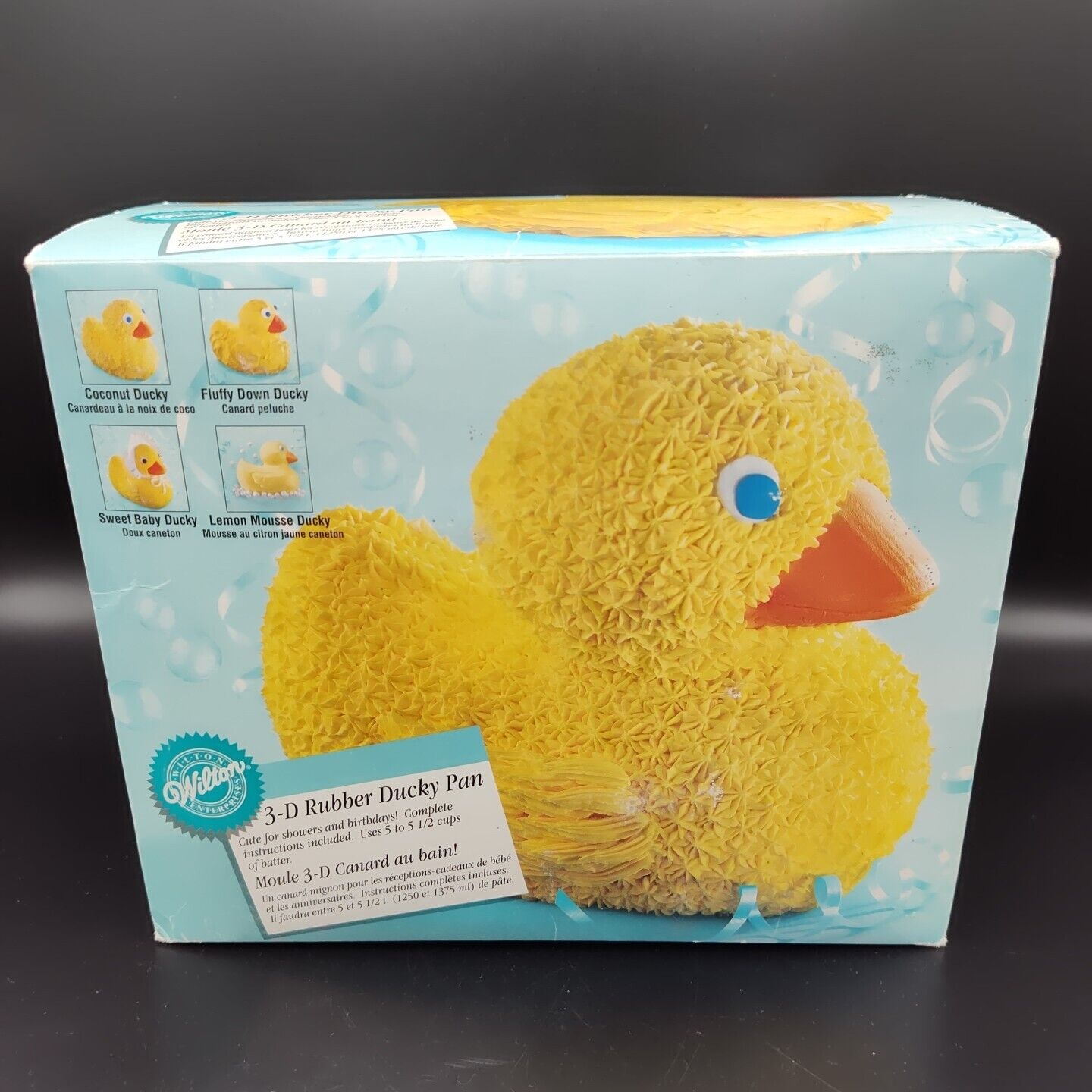 Wilton 3-D Rubber Ducky Stand-Up Cake Pan Duck  2105-2094 Instructions Vintage