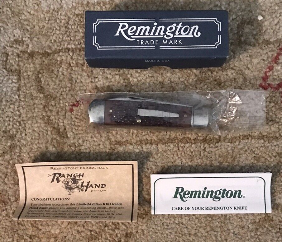 New Remington 1999 Bullet Knife Ranch Hand R-103 USA