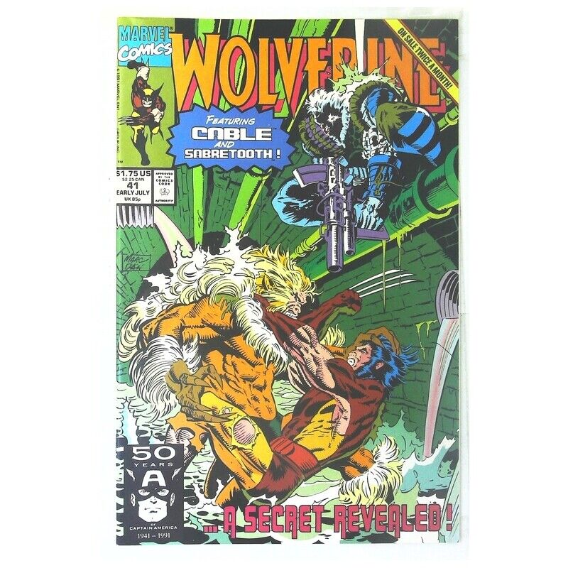 Wolverine (1988 series) #41 in Near Mint minus condition. Marvel comics [l&