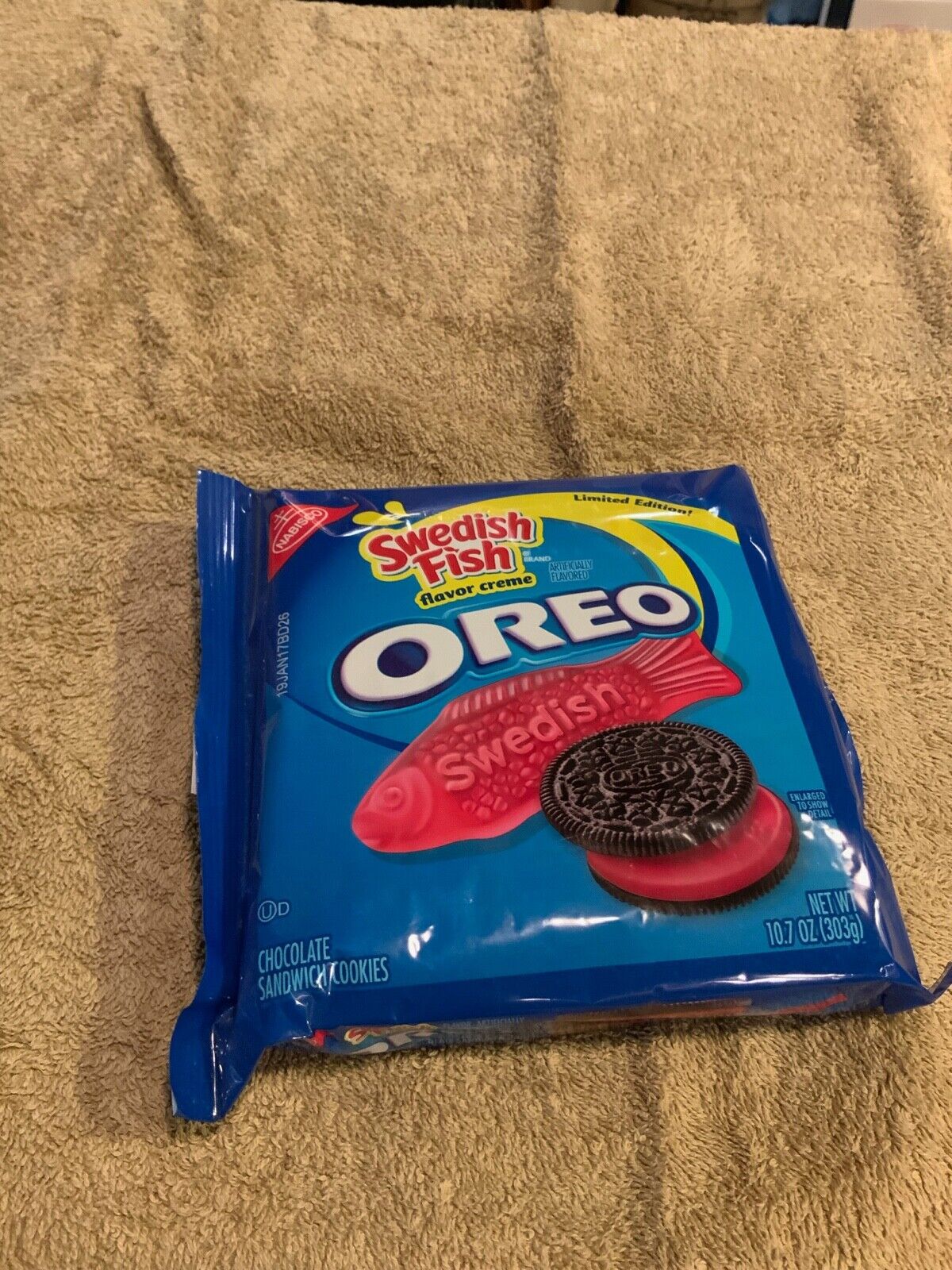 Swedish fish oreo cookies. Original never opened or tampered with. Perfect mint