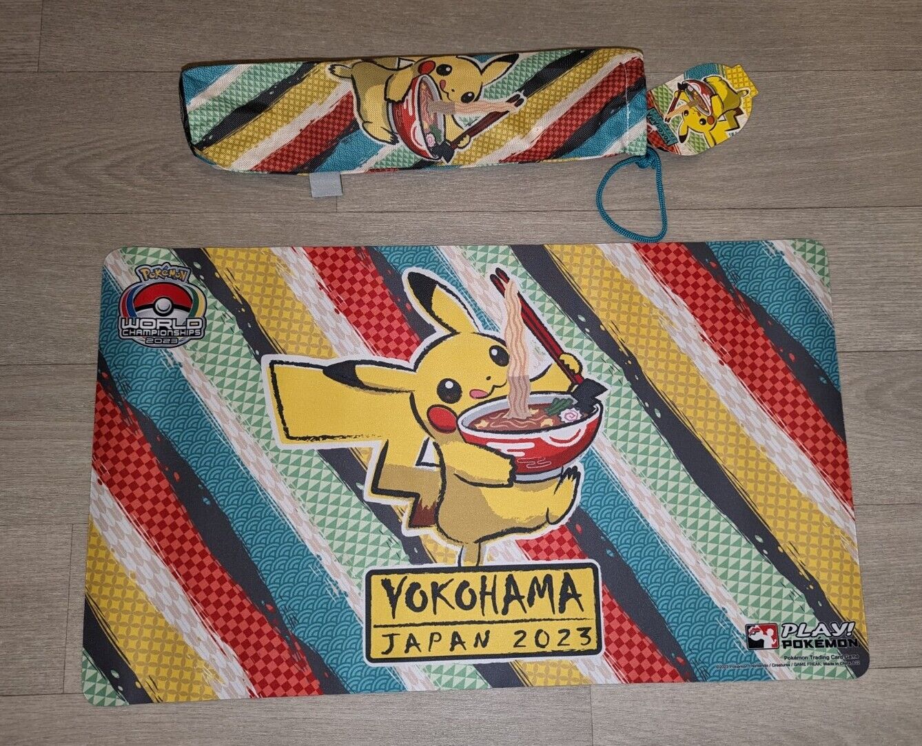 Playmat Pokemon World Championship Yokohama 2023 (Pikachu Ramen)