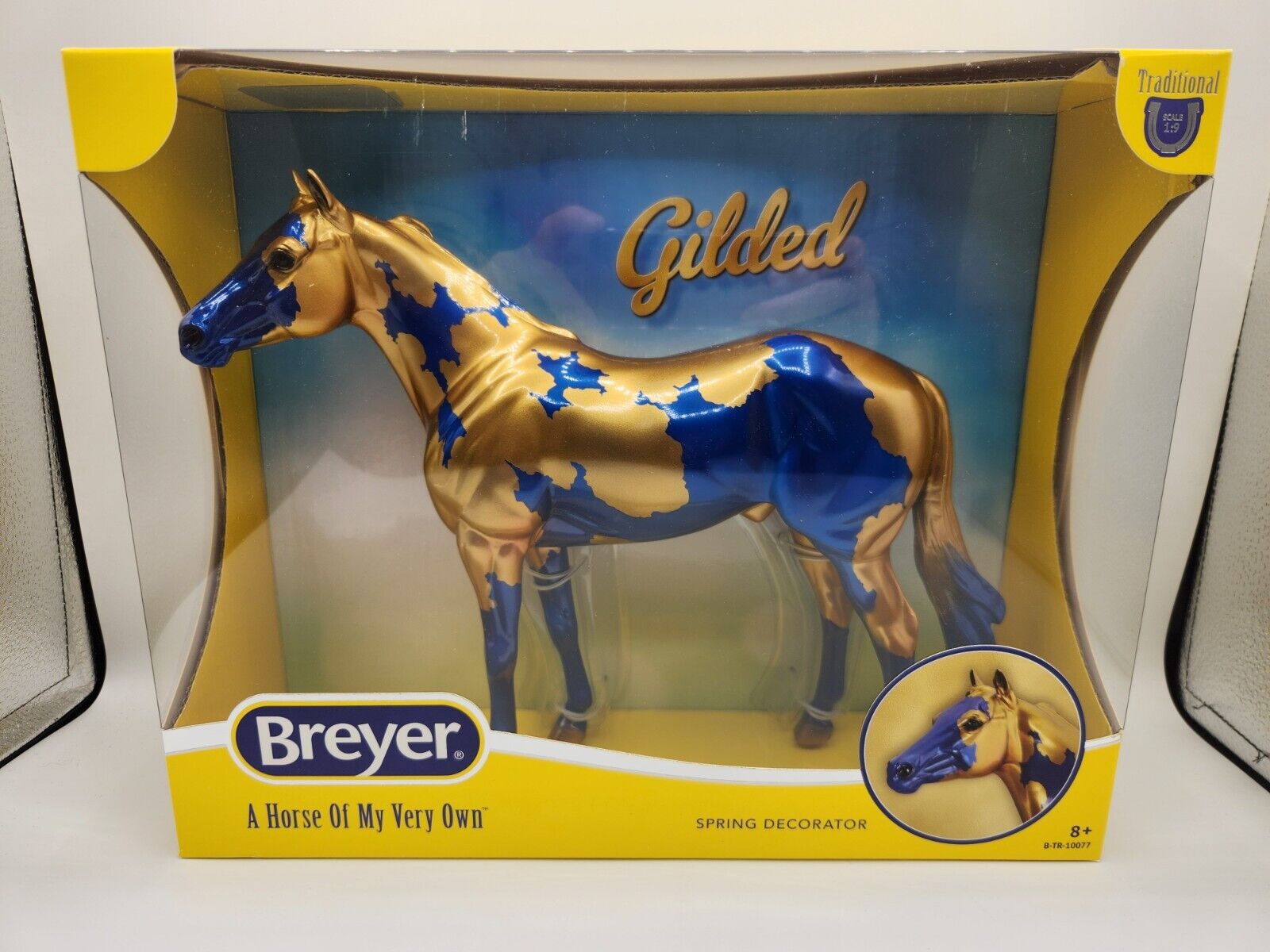 Breyer Horse GILDED 2024 Spring Decorator Metallic Blue & Gold  