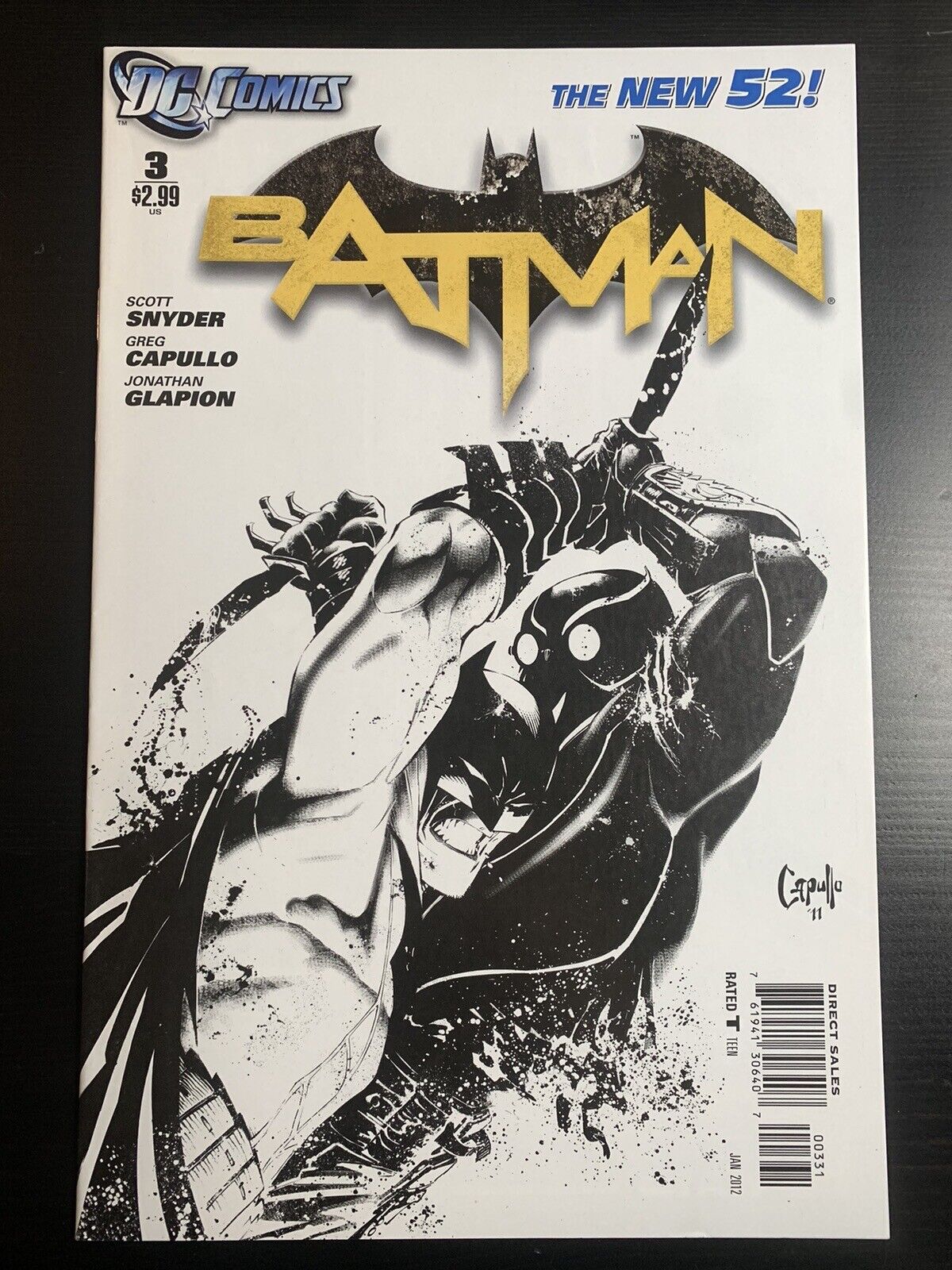 Batman #3 VF/NM DC 2012 Sketch Variant 1:200 | Combined Shipping Available