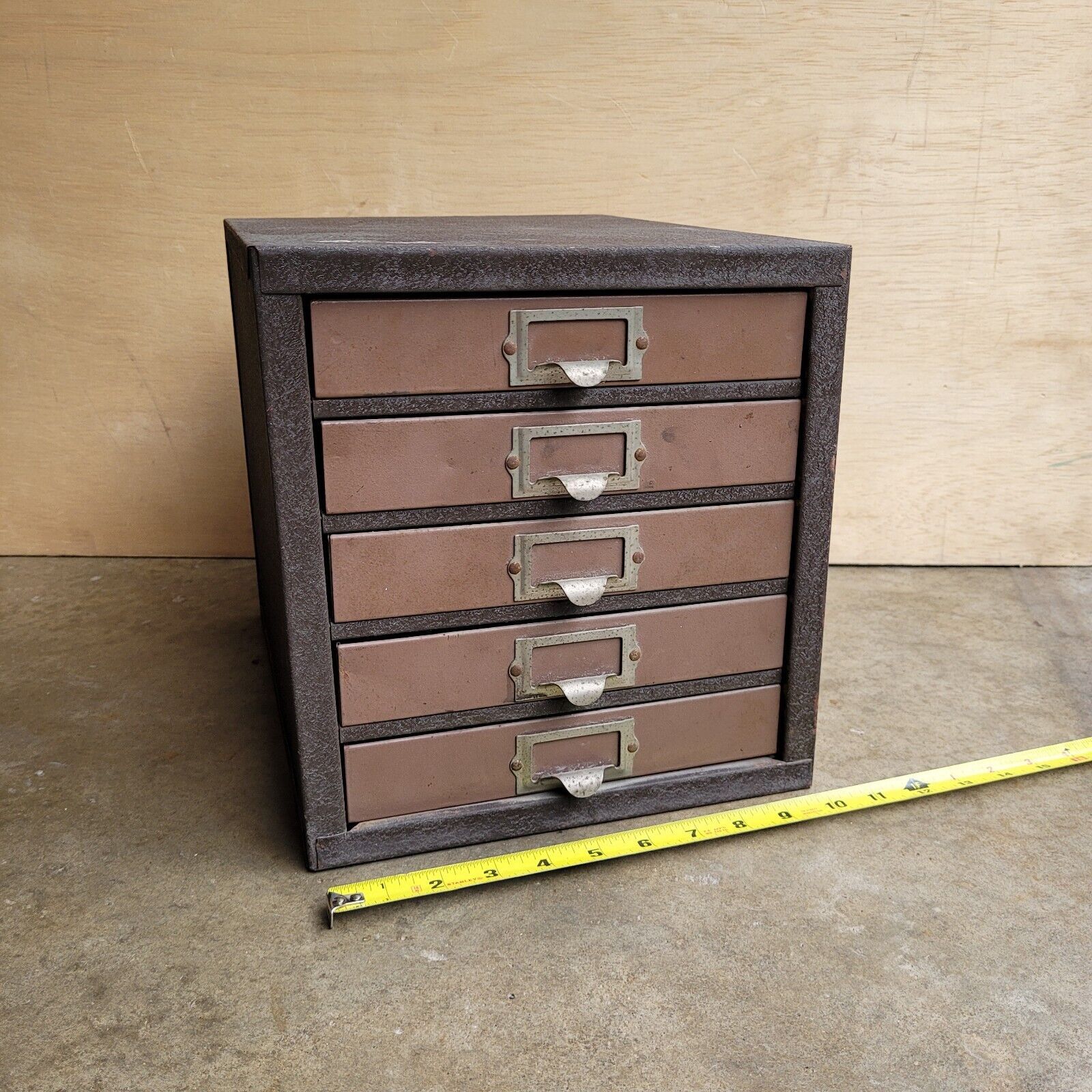 Vintage KENNEDY 5 Drawer Metal Parts Tool Organizer Storage Cabinet Box