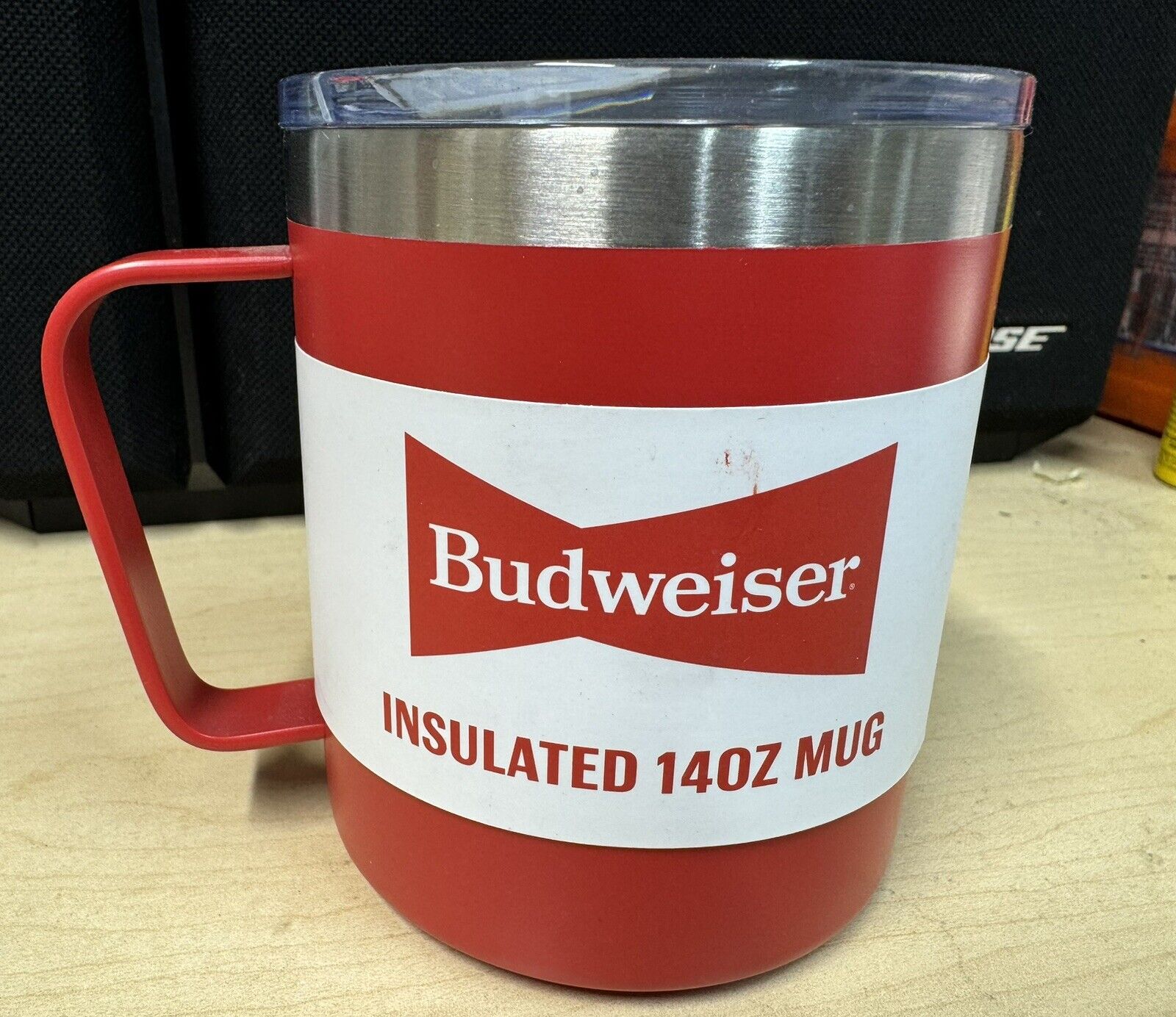 Budweiser 14 oz Insulated Mug