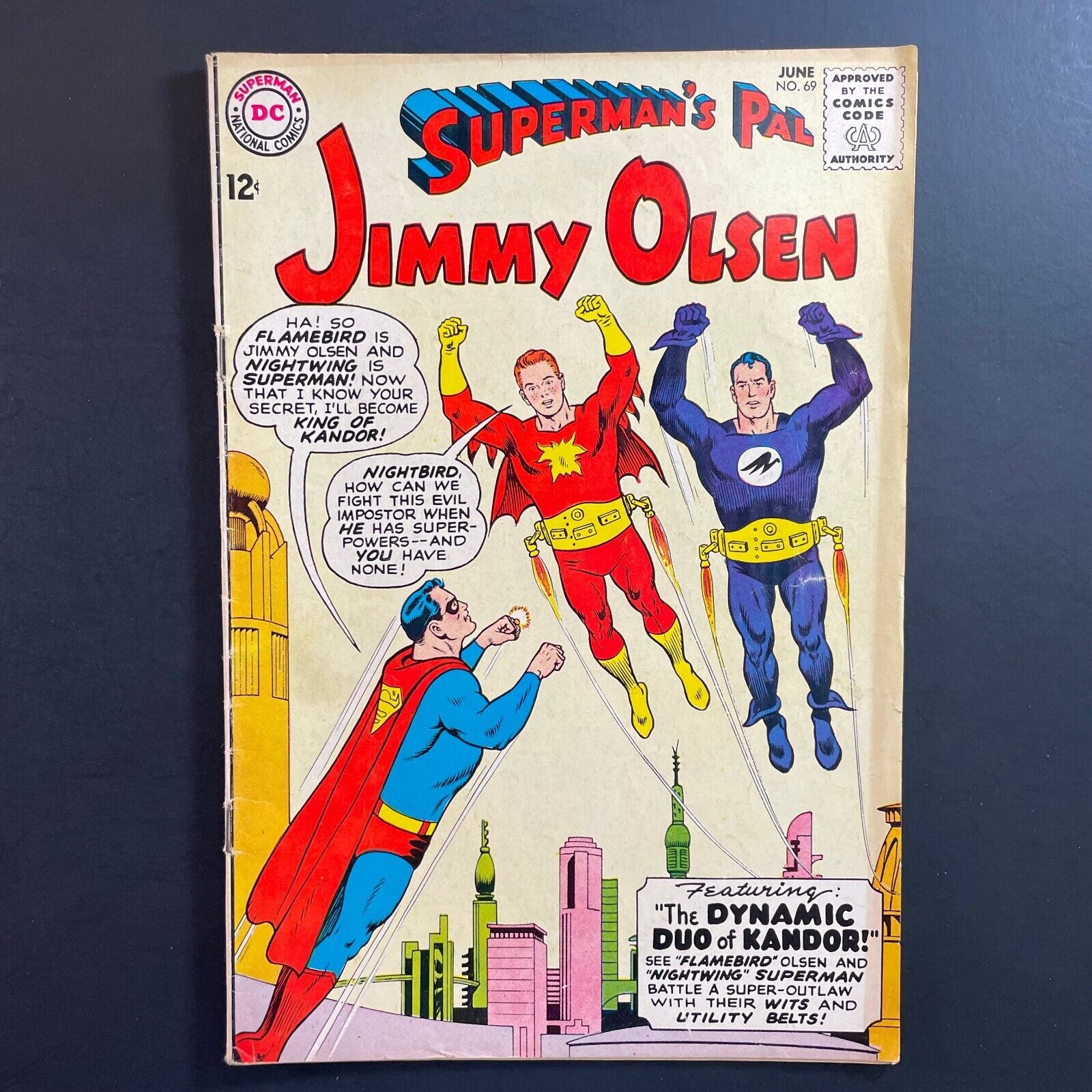 Superman's Pal Jimmy Olsen 69 1st Nightwing Silver Age DC 1963 Curt Swan cover