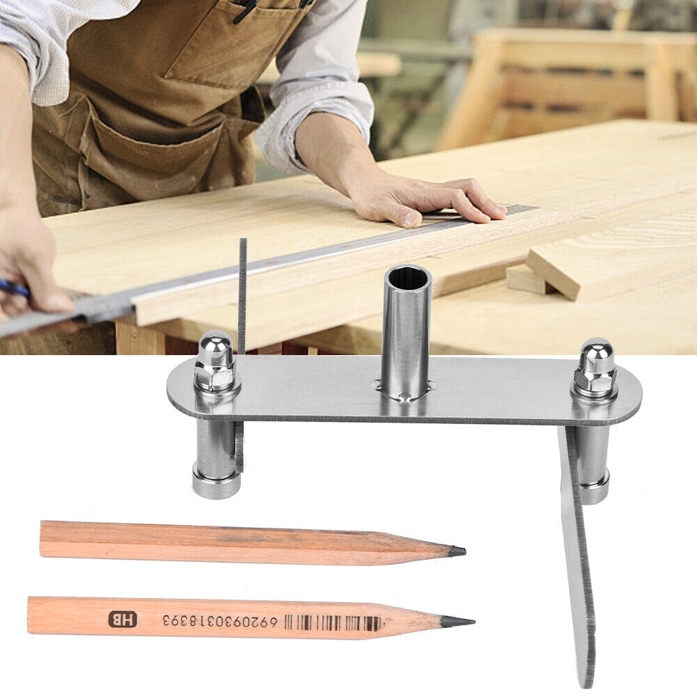 Woodworking Center Finder Marking Gauge Scriber Centering Tool Marker(0~60mm)