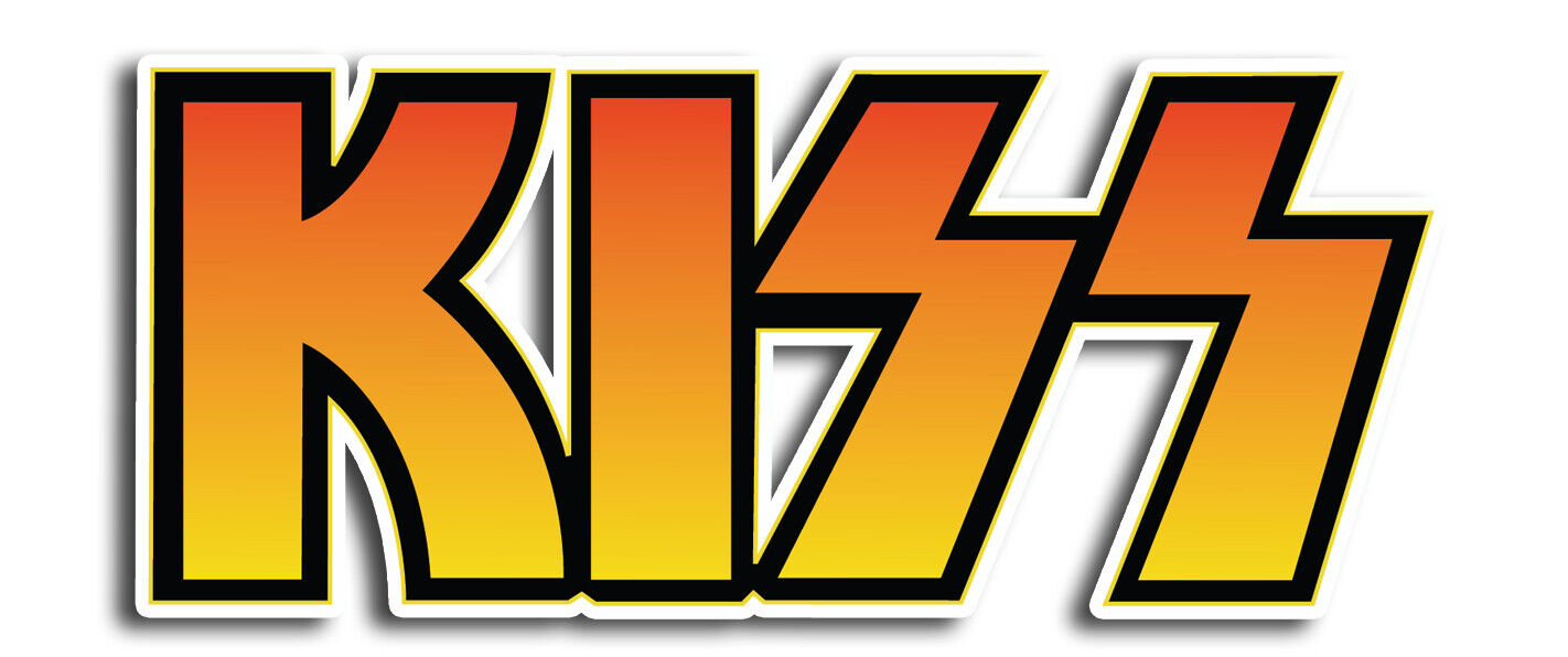 Kiss Band Main Logo  Logo Sticker / Vinyl Decal  | 10 Sizes with TRACKING
