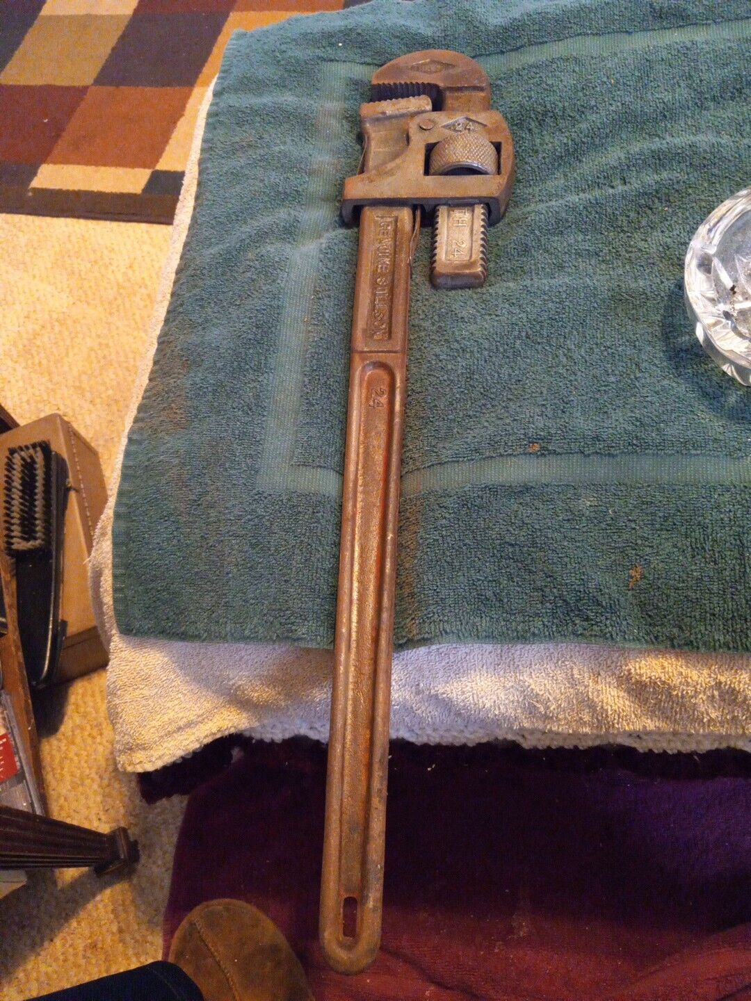 Vintage Genuine Stillson Pipe Wrench 24