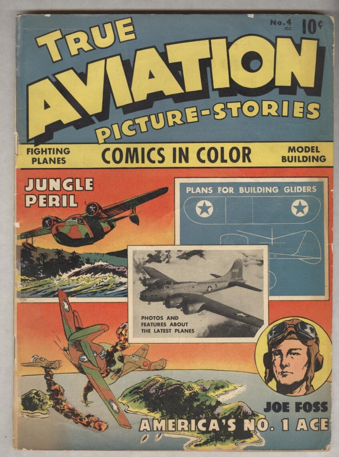 True Aviation Picture Stories #4 August 1943 G/VG