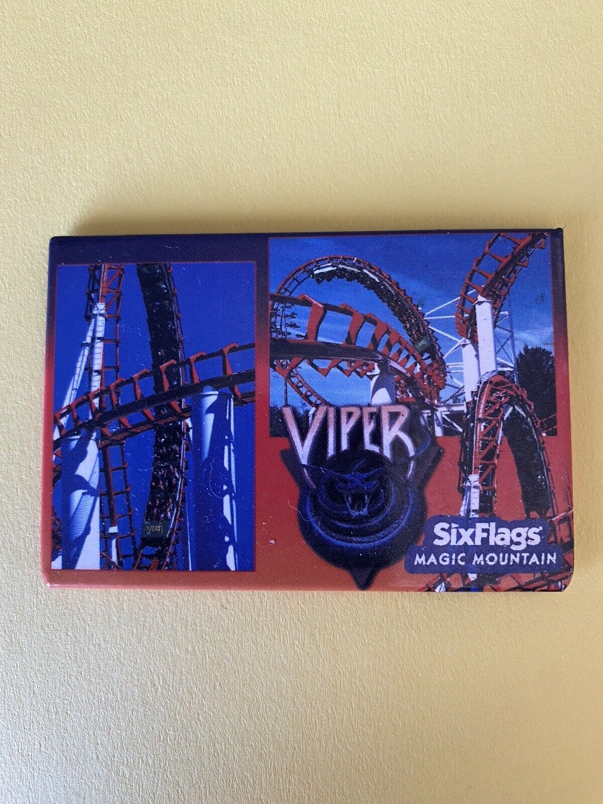 Six Flags Magic Mountain Viper Magnet