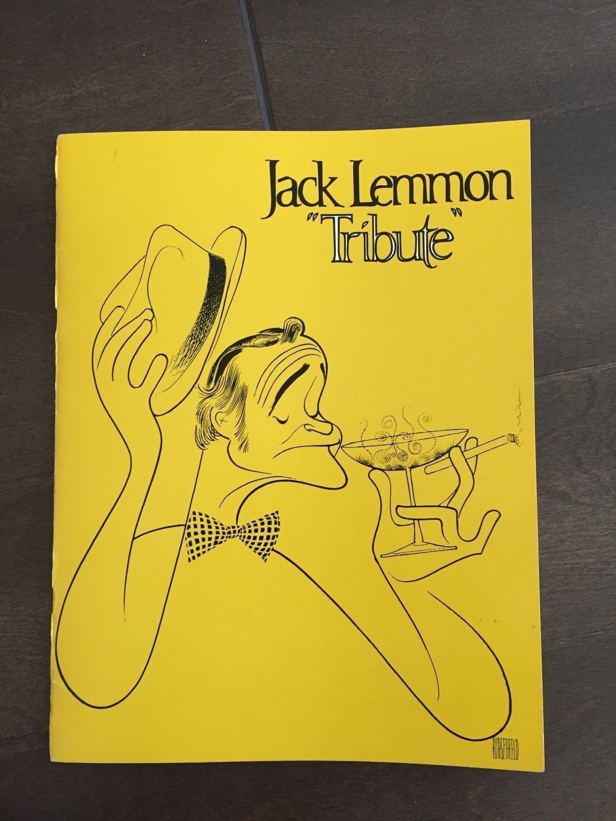 Signed Jack Lemmon \