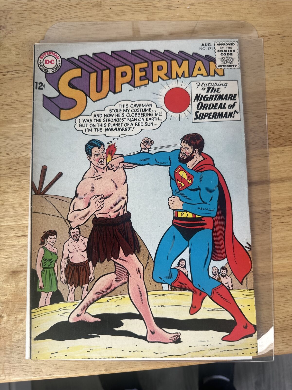 SUPERMAN #171 DC comic book from 1964 in fantastic condition
