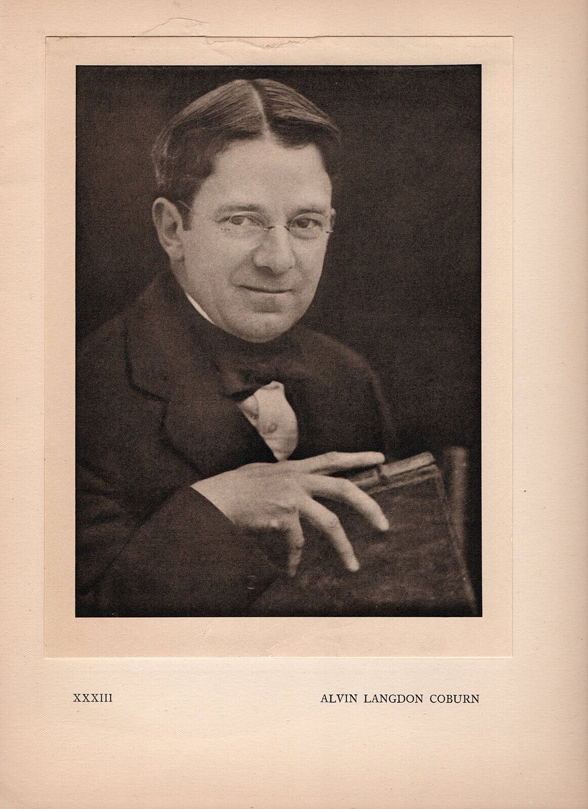 ALVIN LANGDON COBURN, More Men of Mark, Collotype , SELF PORTRAIT, Antique 1922
