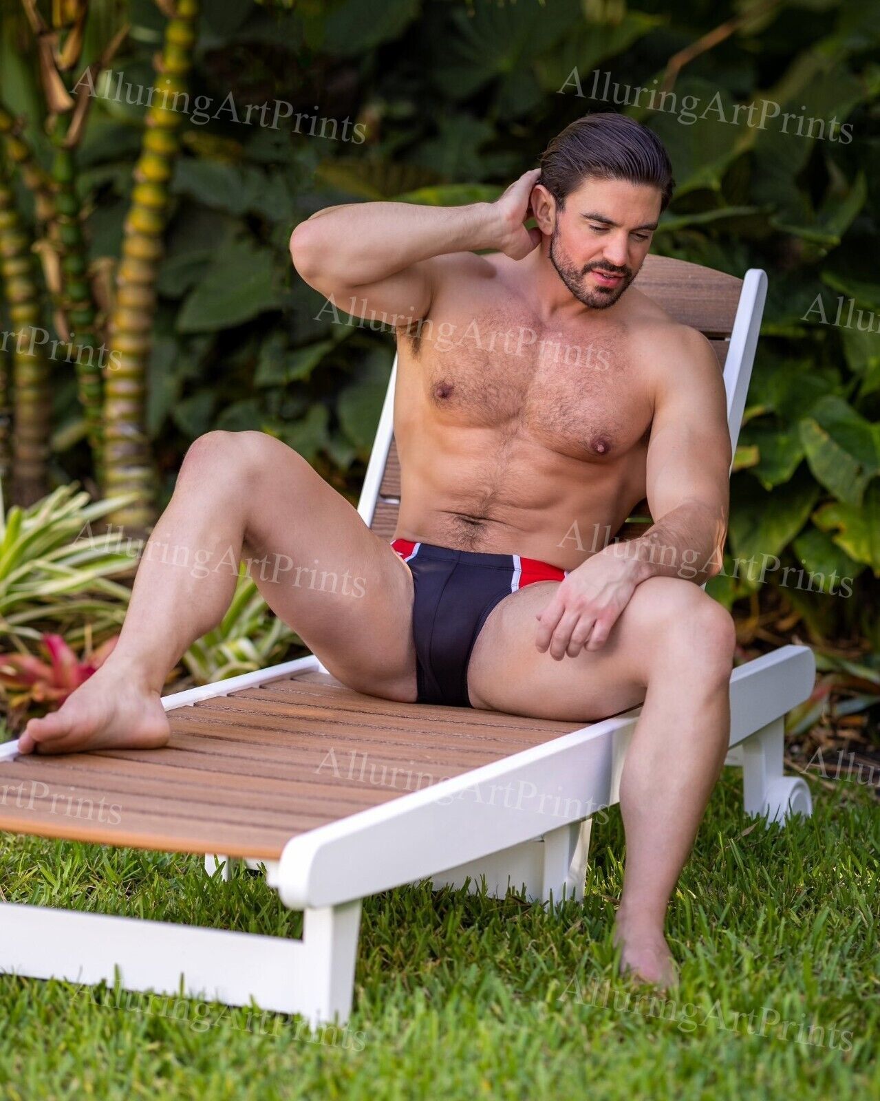 8x10 Male Model Photo Print Muscular Handsome Steve Grand Hunk -JJ331