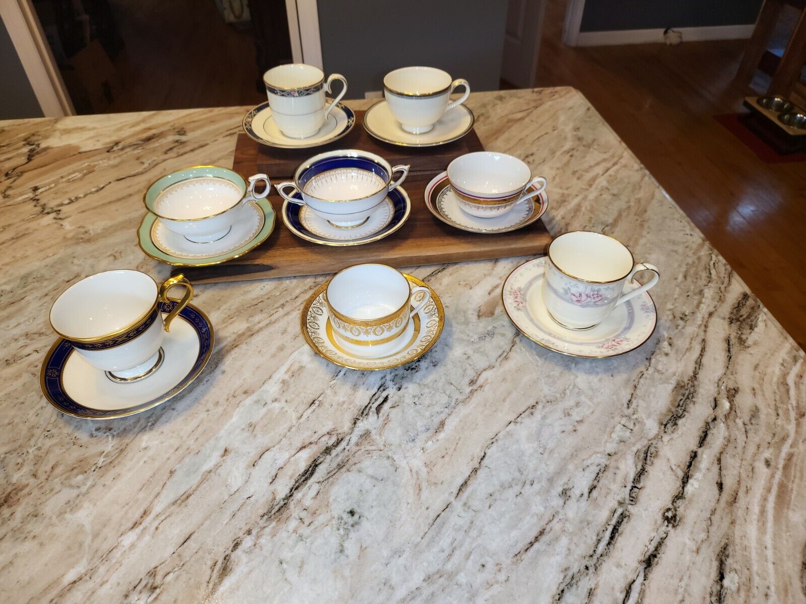 Vintage Tea Cup And Saucer Collection  8 Sets Rare Hard To Find 