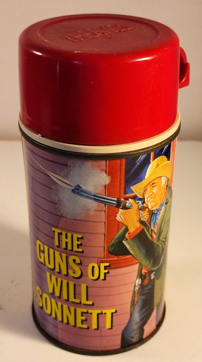 VINTAGE 1968 THE GUNS OF WILL SONNETT THERMOS