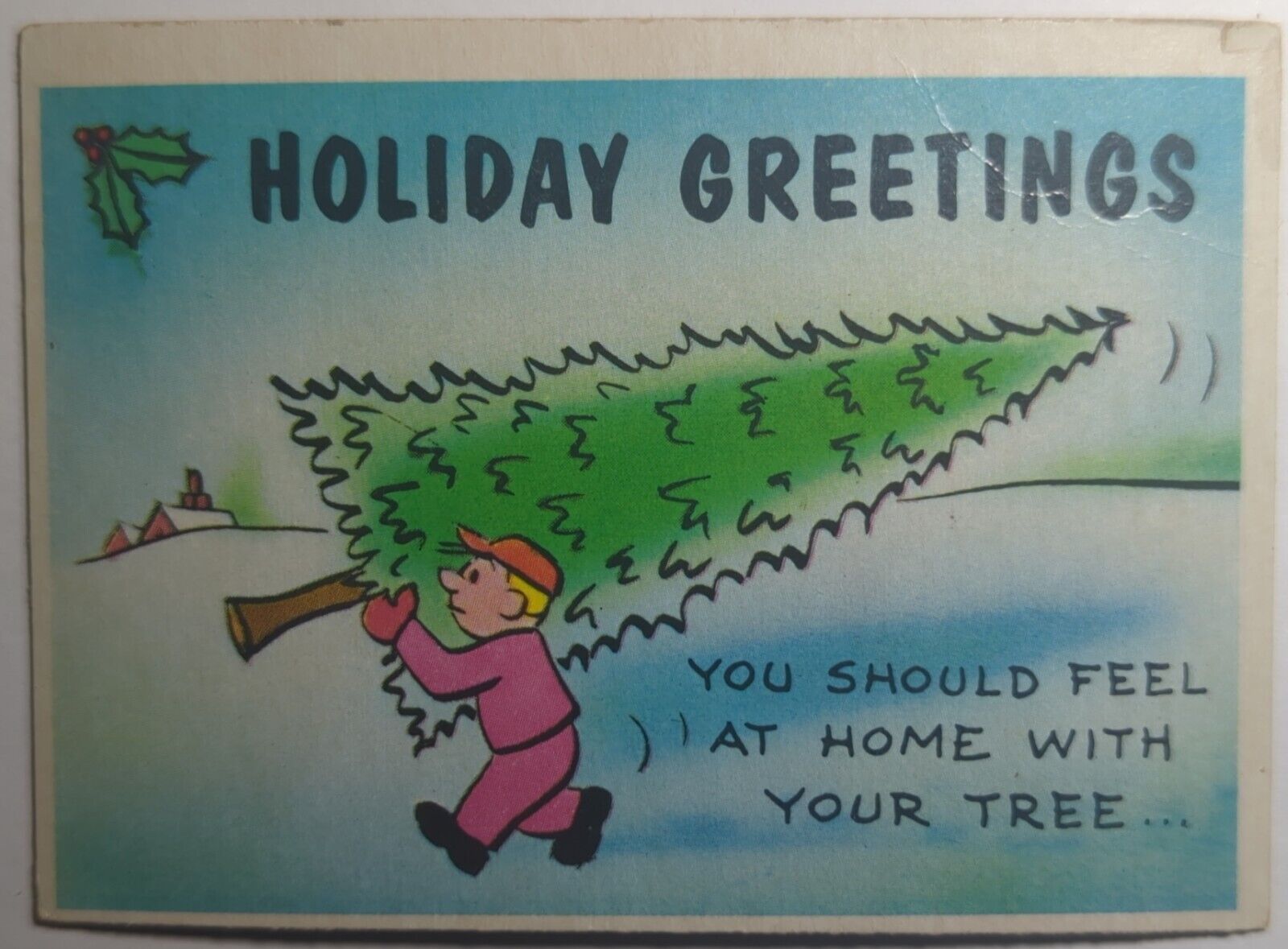 1960 Fleer Yule Laff Holiday Greetings #43 