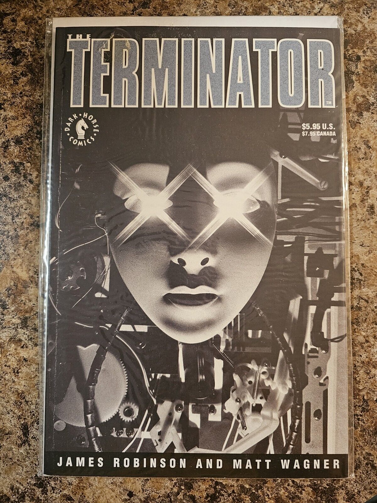 The Terminator TPB 1991 Dark Horse Comics Graphic Novel W/ Pop-up VF