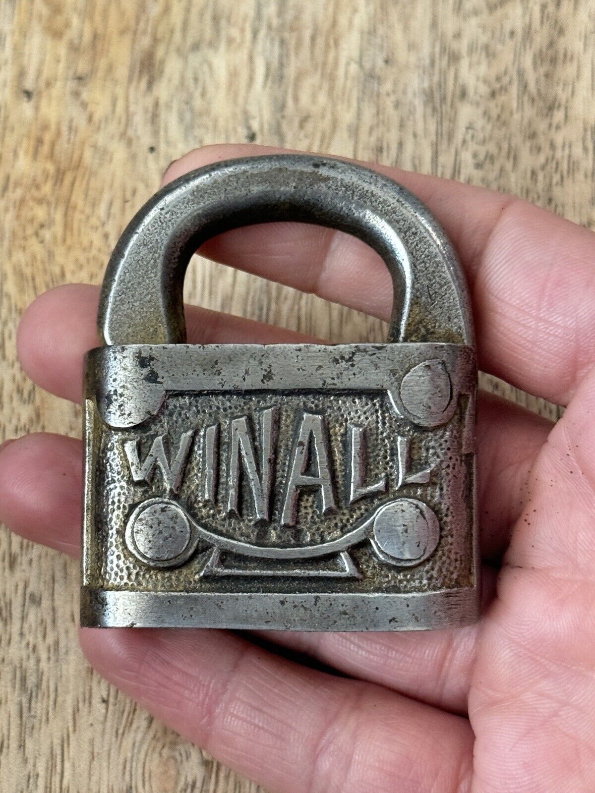 Vintage US WINALL Padlock No Key Lock