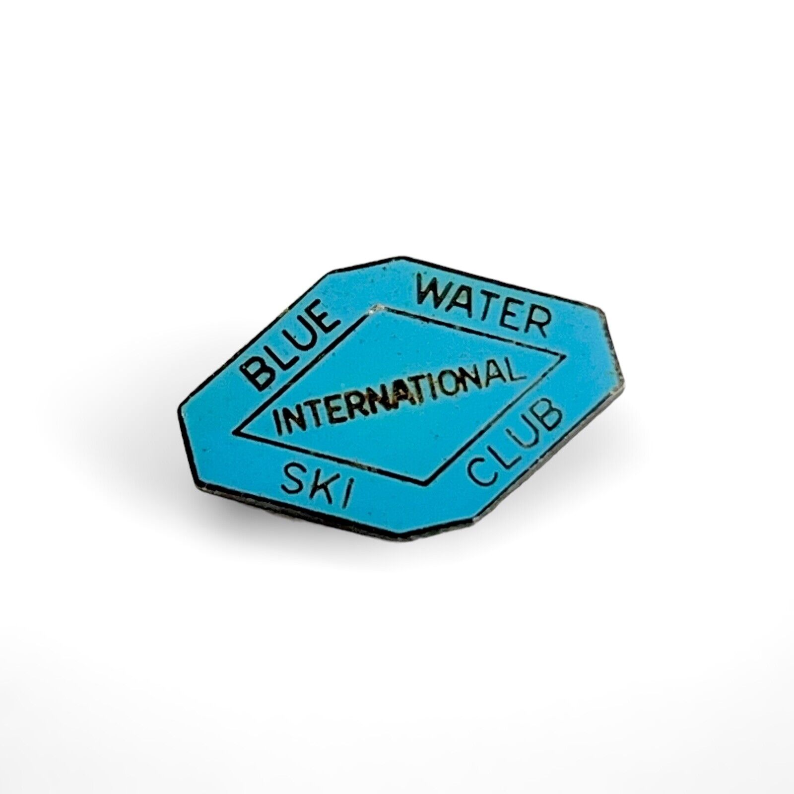 vintage blue water international ski club pin