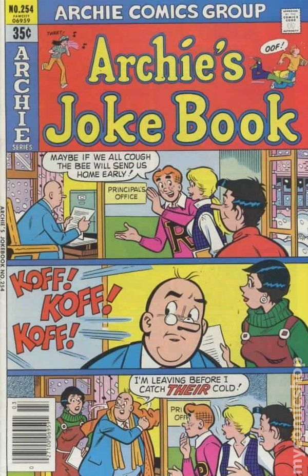 Archie\'s Joke Book #254 GD/VG 3.0 1979 Stock Image Low Grade