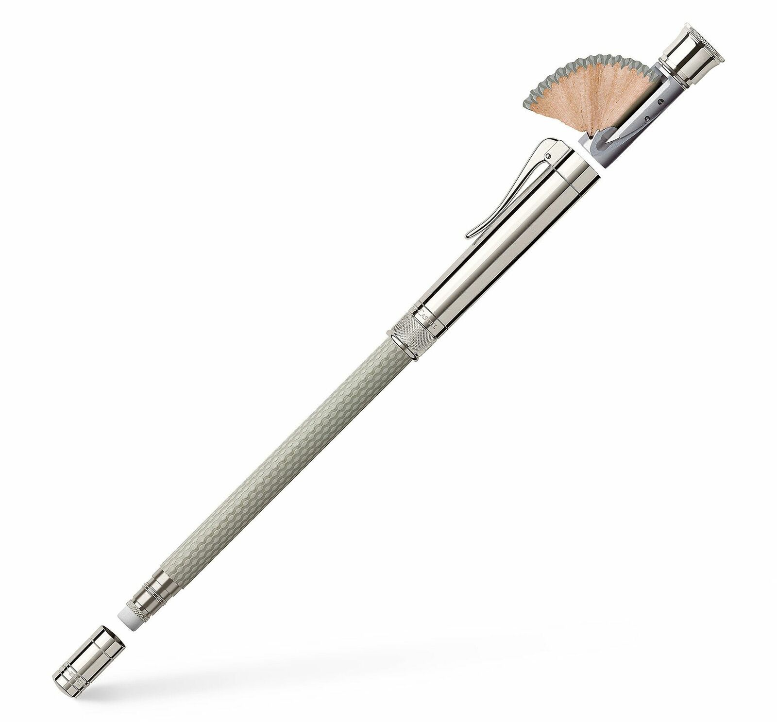 Graf von Faber-Castell Grey Perfect Pencil - Includes Sharpener (118569)