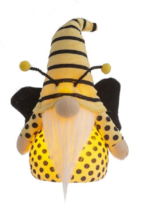 Ganz LED BEE GNOME Figurine  On Off Switch 10