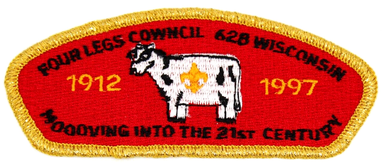 1997 National Jamboree CSP Four Lakes Council Patch Mooving 21st Wisconsin