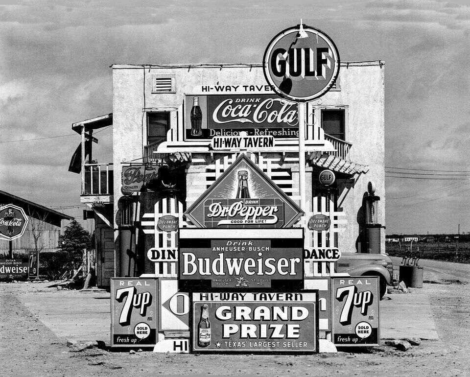 1939 HIGHWAY TAVERN Crystal City Texas DEPRESSION ERA Picture Photo 5x7