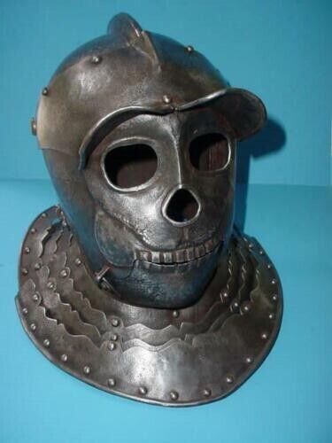 Antique Medieval Savoyard Helmet Replica of The Original Totenkopf Helmet