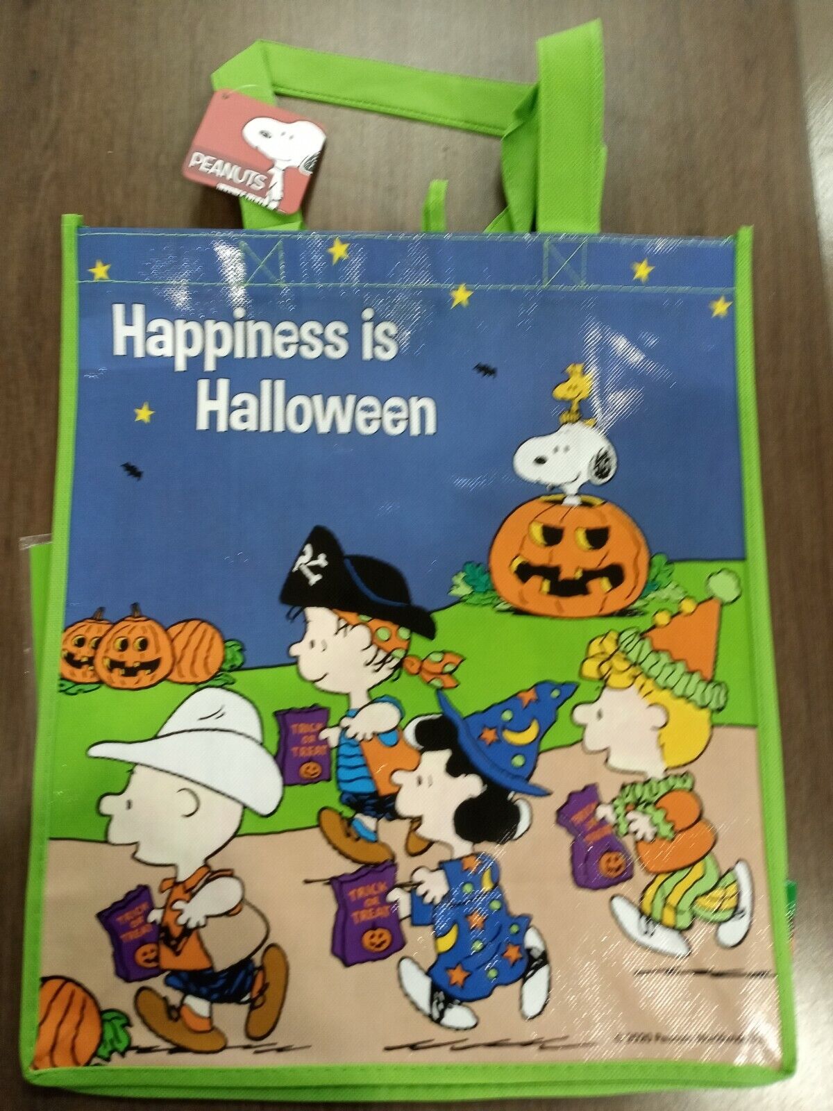 Peanuts Halloween trick or treat Tote Bag