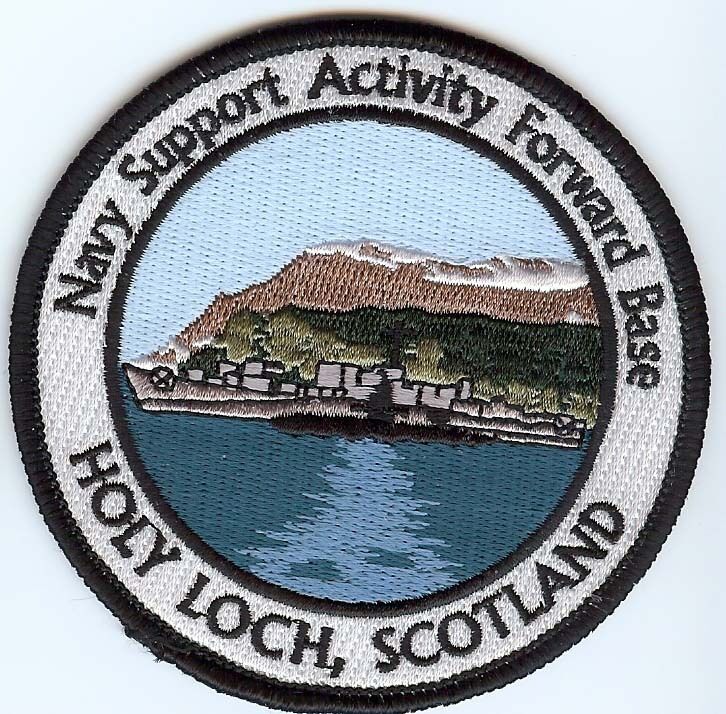 Holy Loch, Scotland - Navy Support Activity Forward Base BC Patch Cat No C6742