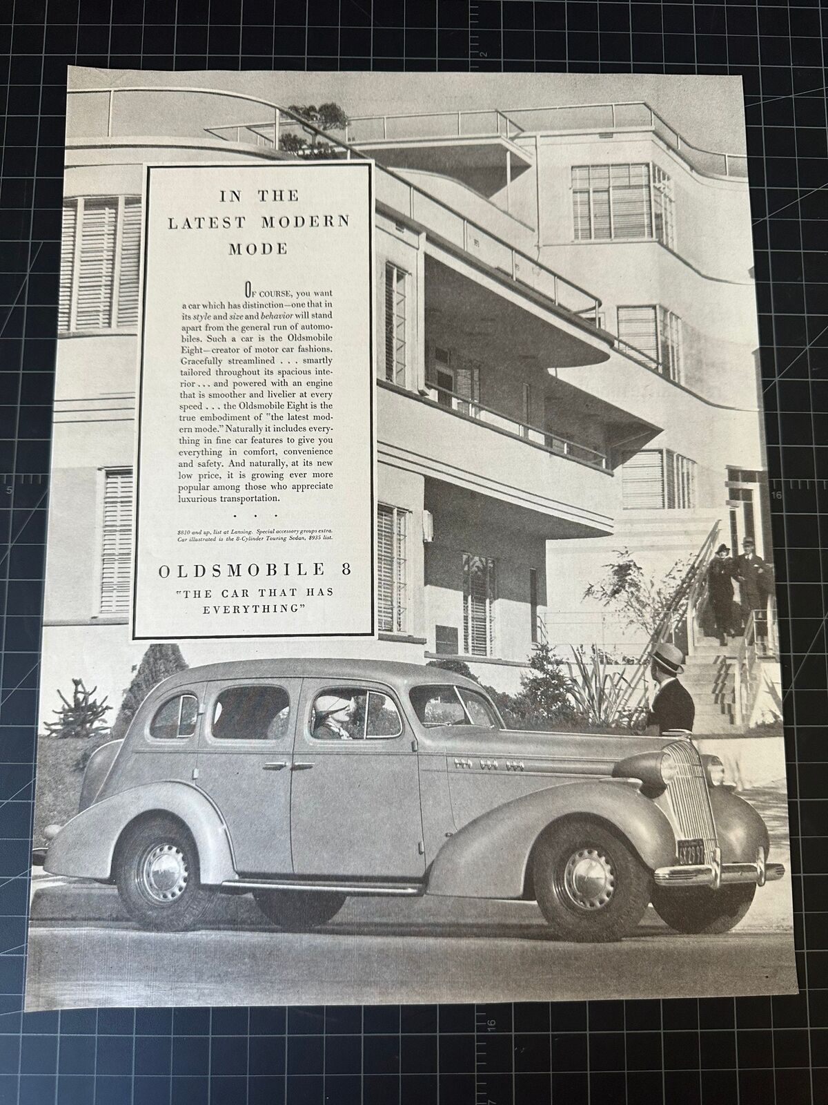 Vintage 1936 Oldsmobile Print Ad