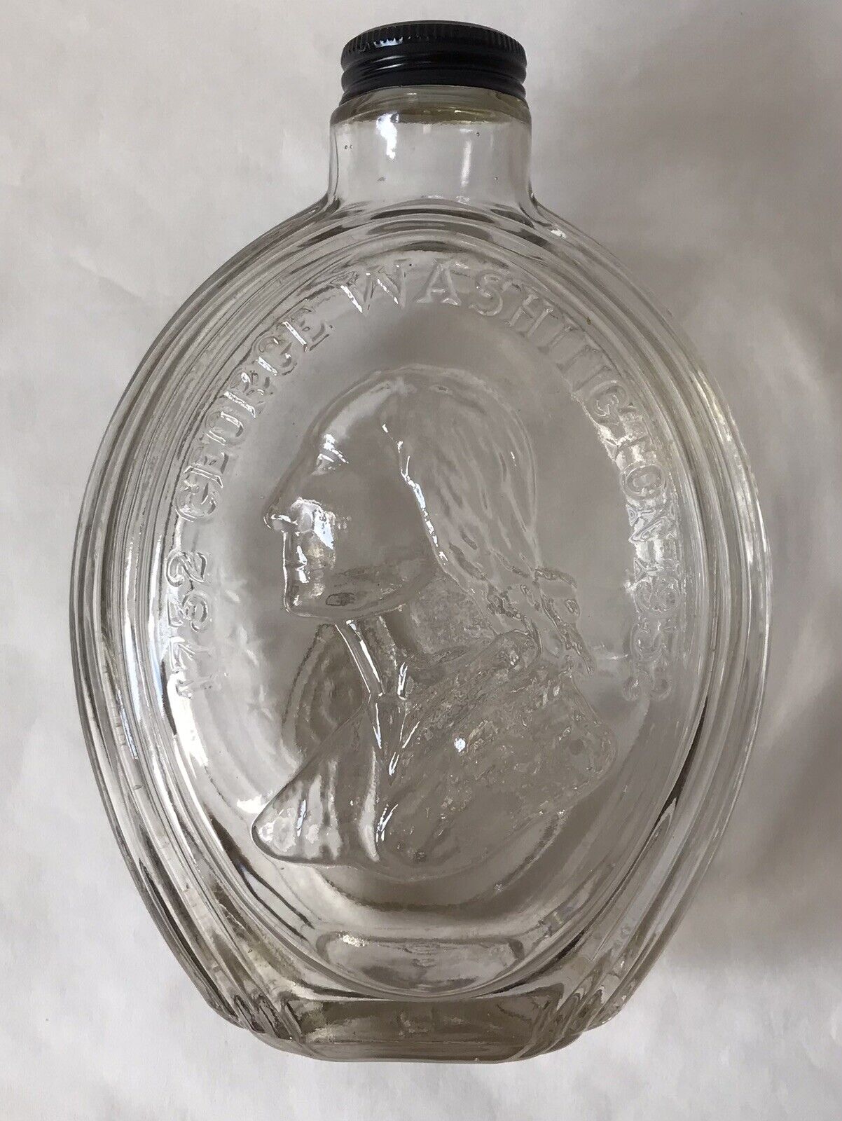 Vintage George Washington Bicentennial Bottle 1732-1932 Embossed